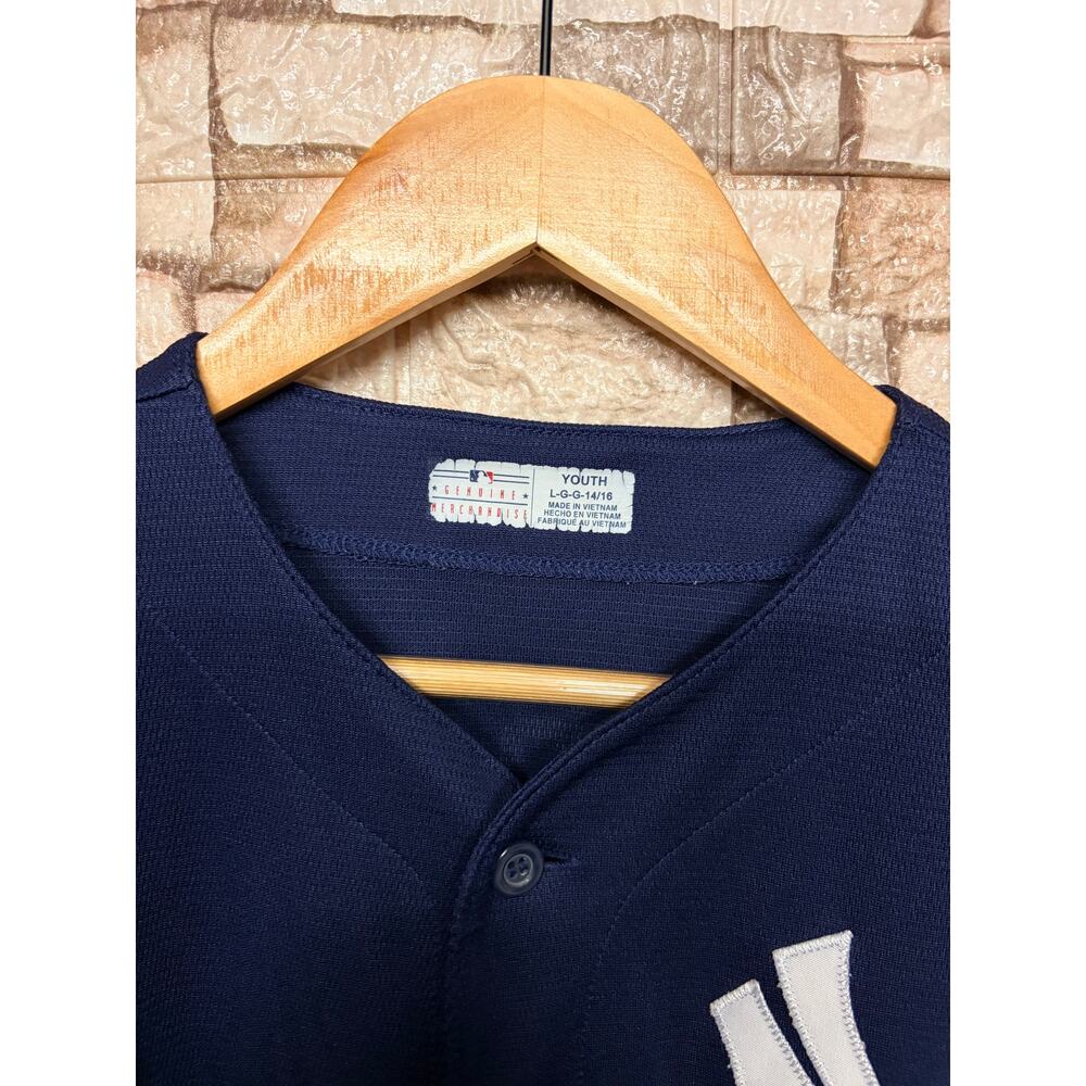 Vintage New York Yankees Aaron Judge #99 Youth Sz Large Majestic NYY - Picture 3 of 6